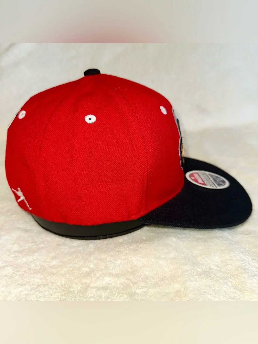 Vtg Zephyr Cornell Big Red Lacrosse Snapback Hat Cap Green Underbrim Y2K 90s